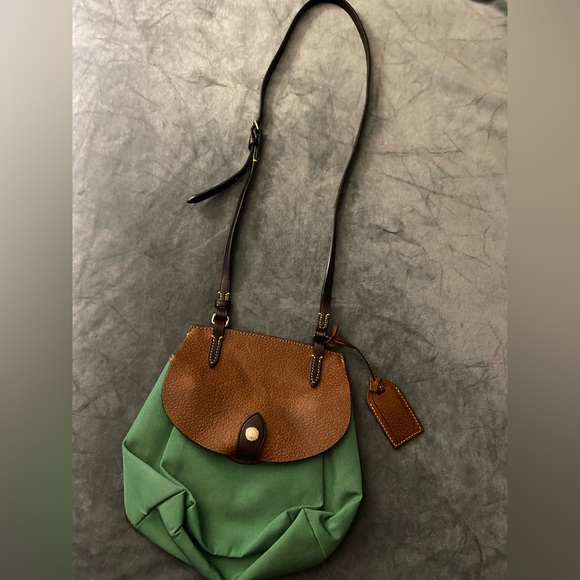Dooney & Bourke Bags Dooney And Bourke Green And Brown Crossbody